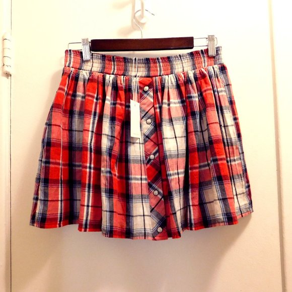 NWT Tobi Plaid/Tartan Skirt - Picture 1 of 3